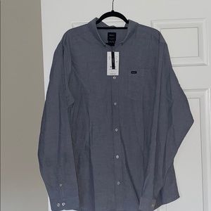 NWT Men’s RVCA dress shirt XXL